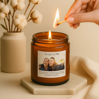 Picture of Best Friend Candle Gift, My Bestie Scented Keepsake, Personalised Thank You Present